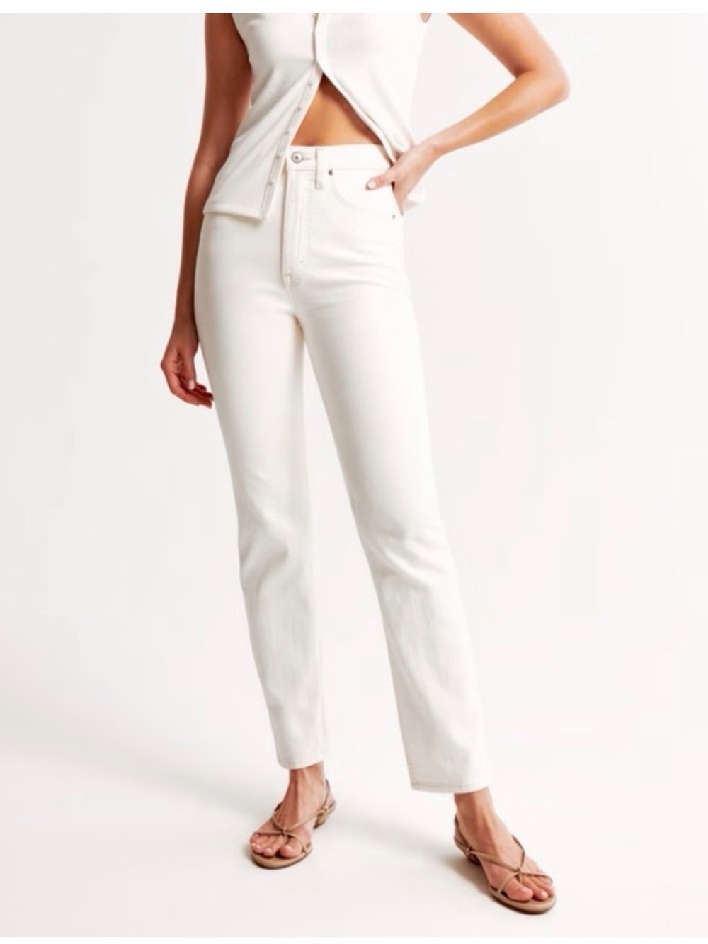 VGUC Abercrombie & Fitch The Ankle Straight Jean Size 27 (4R)